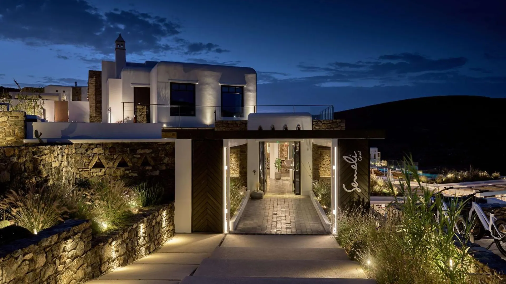 *****  Semeli Coast Mykonos Curio Collection By Hilton Hotel Merchia Beach Grécia