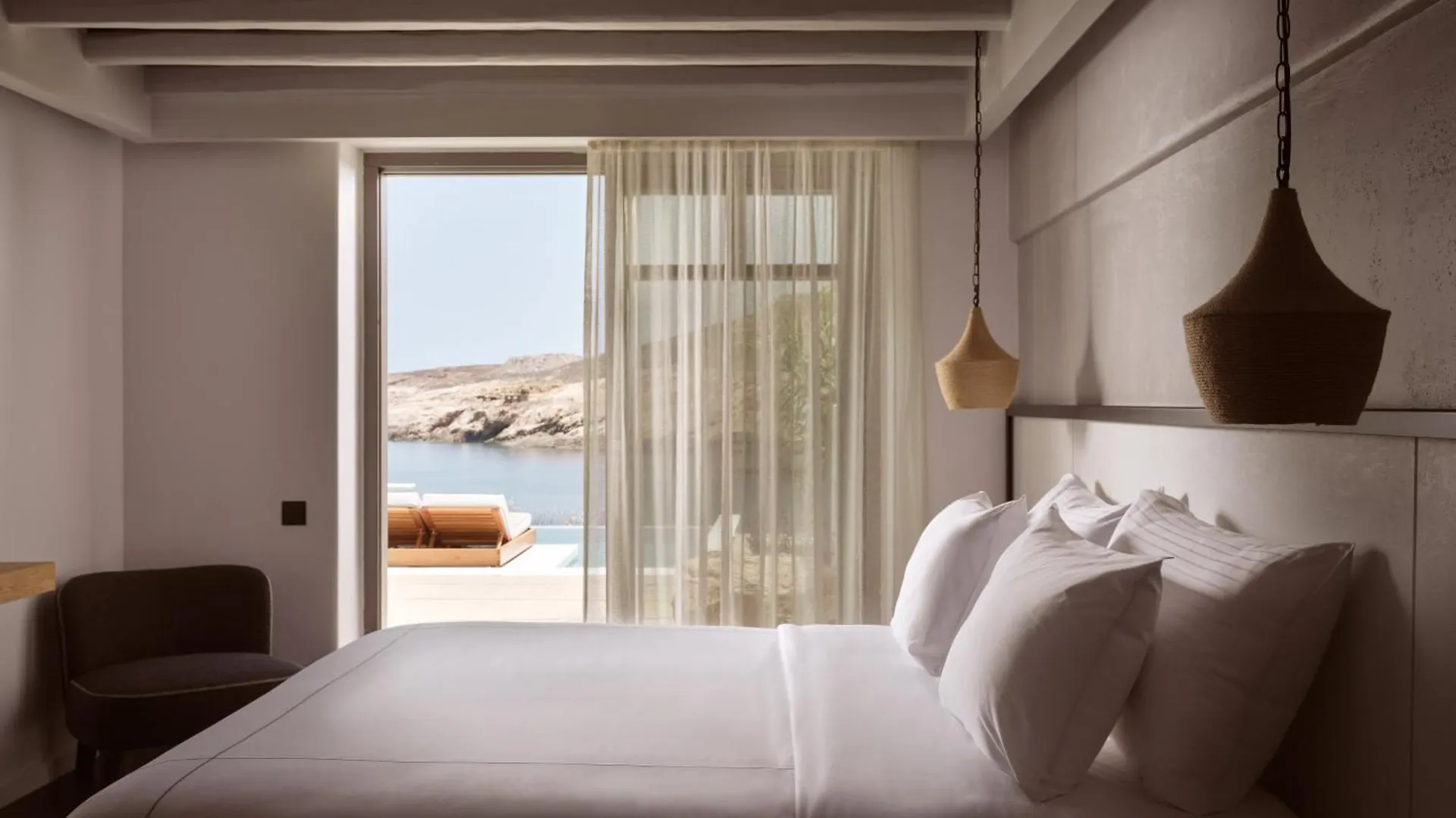 *****  Semeli Coast Mykonos Curio Collection By Hilton Hotel Merchia Beach Grécia