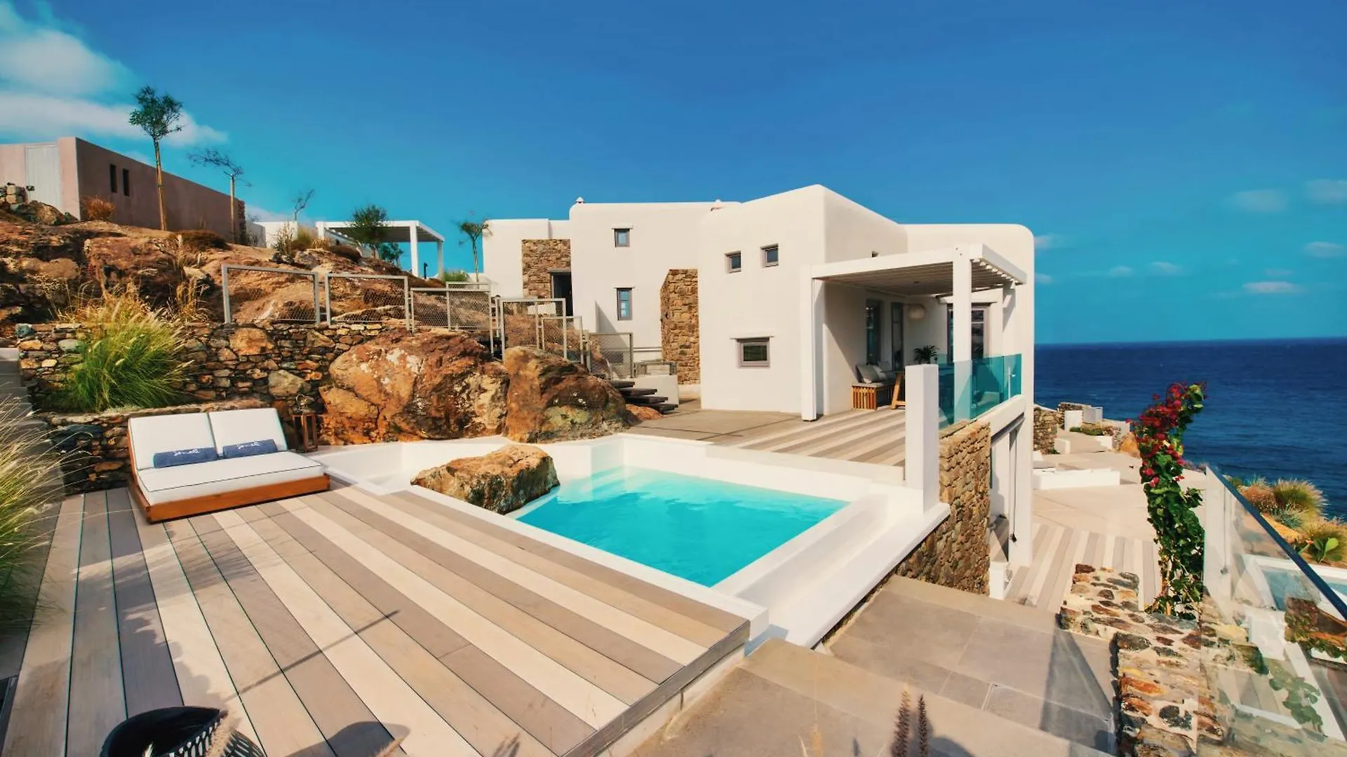 *****  Semeli Coast Mykonos Curio Collection By Hilton Hotel Merchia Beach Grécia